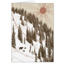 Dégel tôt cartes de vœux