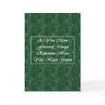 Degree Advancement Card