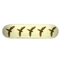 Deilephila celerio custom skate board