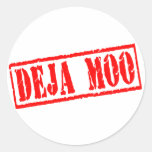 Deja Moo Stickers