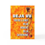 Deja Vu Birthday Card