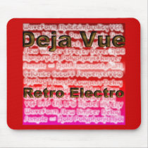 Deja Vue Retro-Electro album art mousemat Mouse Pad