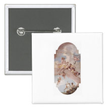 Dekoration des Palazzo Marucelli-Fenzi Pinback Buttons