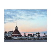 Del Coronado Sunset Post Card