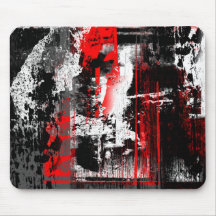 délabrement (rouge) tapis de souris