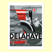 Delahaye postcards