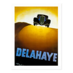 Delahaye - publicité vintage carte postale