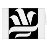 Delason Knowledge (black on white) Card