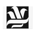 Delason Knowledge (black on white) Postcards