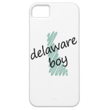 Delaware Boy on Child's Delaware Map Drawing iPhone 5 Case