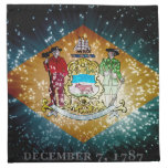 Delaware Flag Fireworks napkins