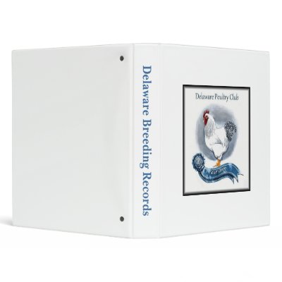 Delaware Poultry Club Breeding Record Binder by dpc_merch