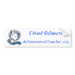 Delaware Poultry Club Bumber Sticker Bumper Sticker