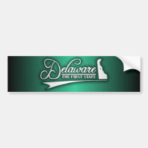 Delaware State of Mine Bumper Stickers