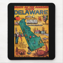 Delaware the Diamond State Mouse Pads