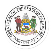 Delaware, USA stickers