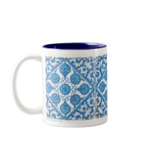 Delft Blue and White Cornflower Coffee Mug