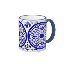 Delft Inspired  Art Coffee Mug