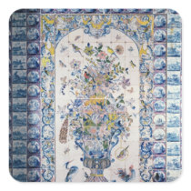 Delft tile panel from the bathroom stickers