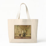 Delft Vintage Travel Poster Canvas Bags