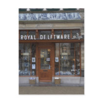 Delftware shop in Delft