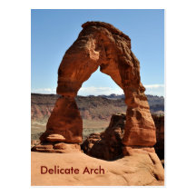 Delicate Arch - Arches National Park Postcard