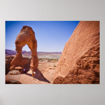 Delicate Arch in Arches National Park Poster