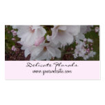 Delicate Cherry Blossoms Business Card Template