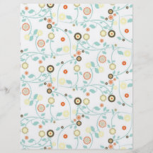 Delicate floral design flyers