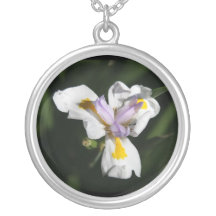 delicate flower pendant