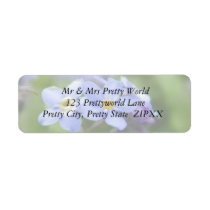 Delicate Forget Me Not Flowers Return Address Labels