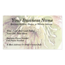 Delicate Hellebore Blossom Business Card Template