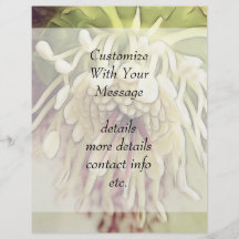 Delicate Hellebore Blossom Custom Flyer