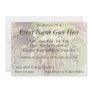 Delicate Hellebore Blossom Personalized Invites