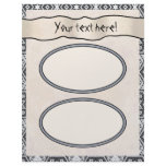 Delicate Lace Fabric  Scrapbook Pages - 09 Letterhead
