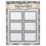 Delicate Lace Fabric  Scrapbook Pages - 09 Personalized Letterhead