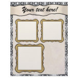 Delicate Lace Fabric  Scrapbook Pages - 09 Personalized Letterhead