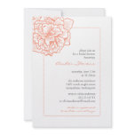 Delicate Peony Shower/Party Invitation