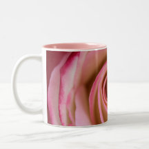 Delicate Rose Petal Spiral Mug