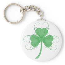 Delicate Shamrock Keychain