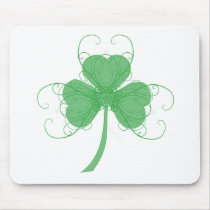 Delicate Shamrock Mousepad