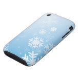 delicate snowflakes iPhone 3 tough covers