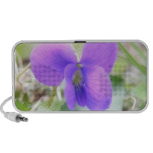 Delicate Spring Violet Portable Speakers