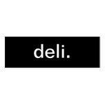 Delicatessen Business Card