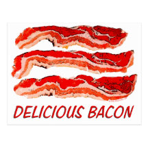 Delicious Bacon Post Card