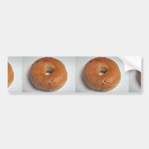 Delicious Bagel Bumper Sticker