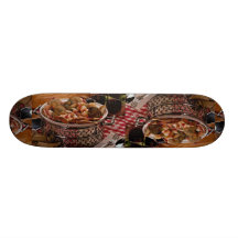 Delicious Cioppino Custom Skate Board