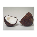 Delicious Coconut halves Post Cards