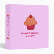 Delicious Desserts Cookbook Binder