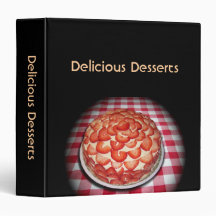 Delicious Desserts Vinyl Binder